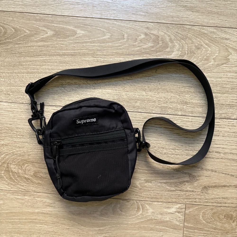 Supreme Nylon Crossbody Bag - black